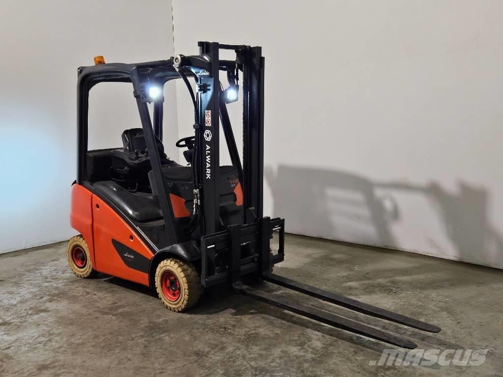 Linde H18T Gasolmotviktstruckar