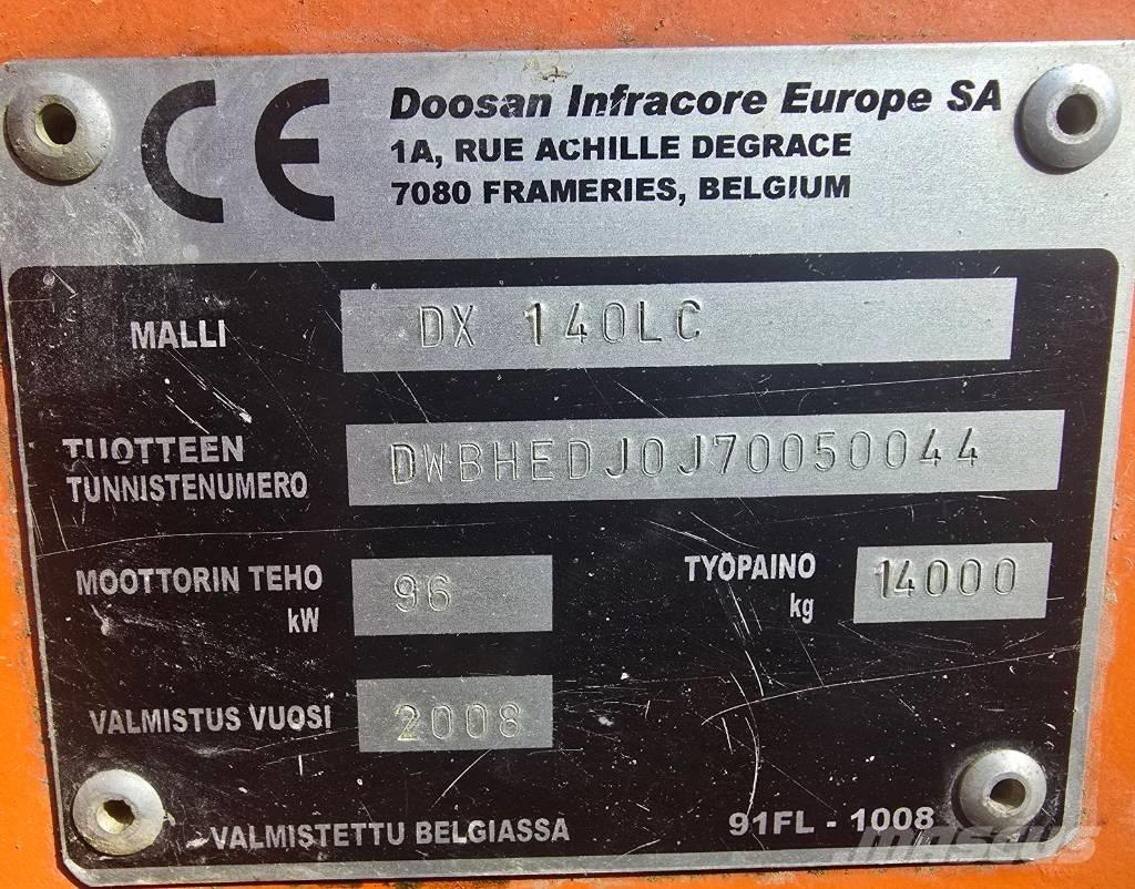 Doosan DX 140 LC Bandgrävare