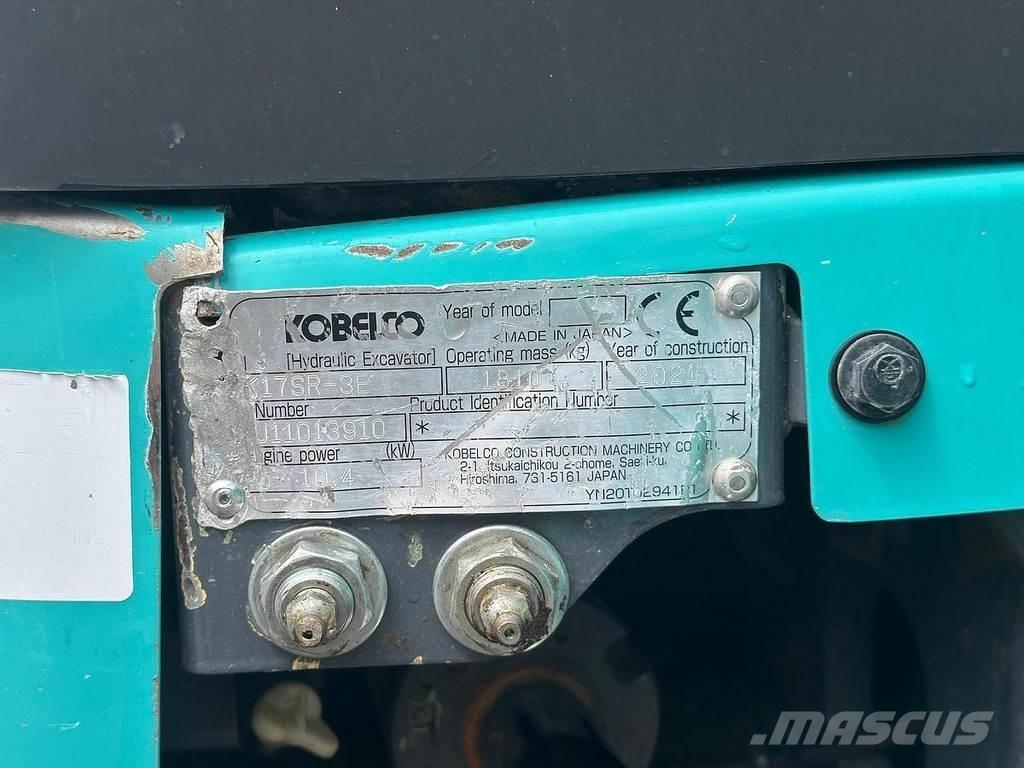 Kobelco SK17SR Minigrävare < 7t