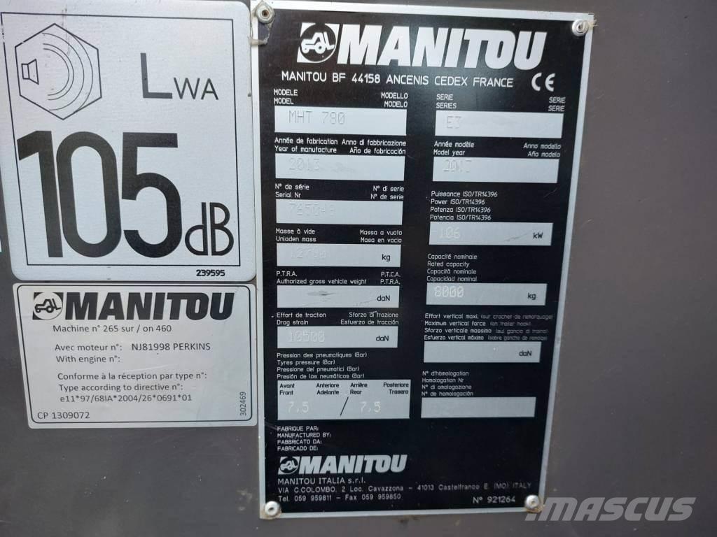 Manitou MHT 780 Teleskoplastare