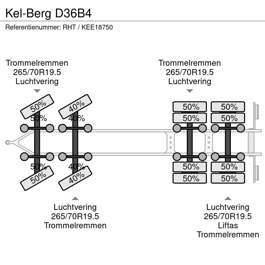 Kel-Berg D36B4 Flaksläp