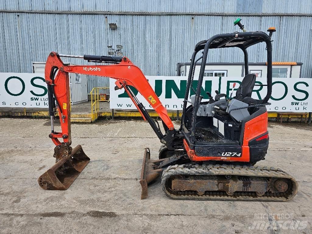 Kubota U 27-4 Minigrävare < 7t