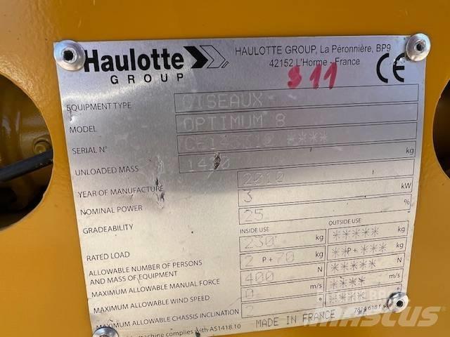 Haulotte Optimum  8 Saxliftar