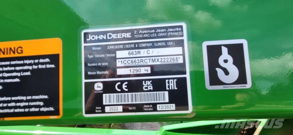 John Deere 663 R Lastarredskap