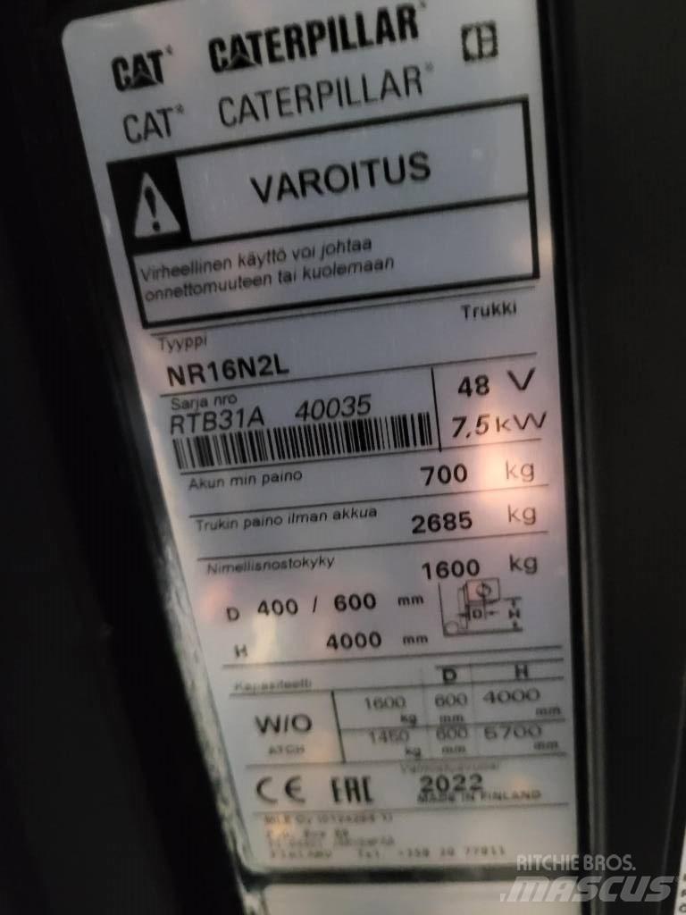 CAT NR16N2L Skjutstativtruck