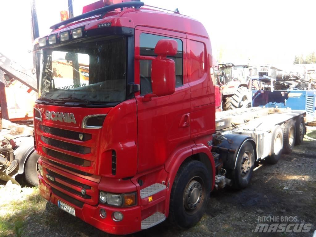 Scania R730 10x4 Lastväxlare med kabellift