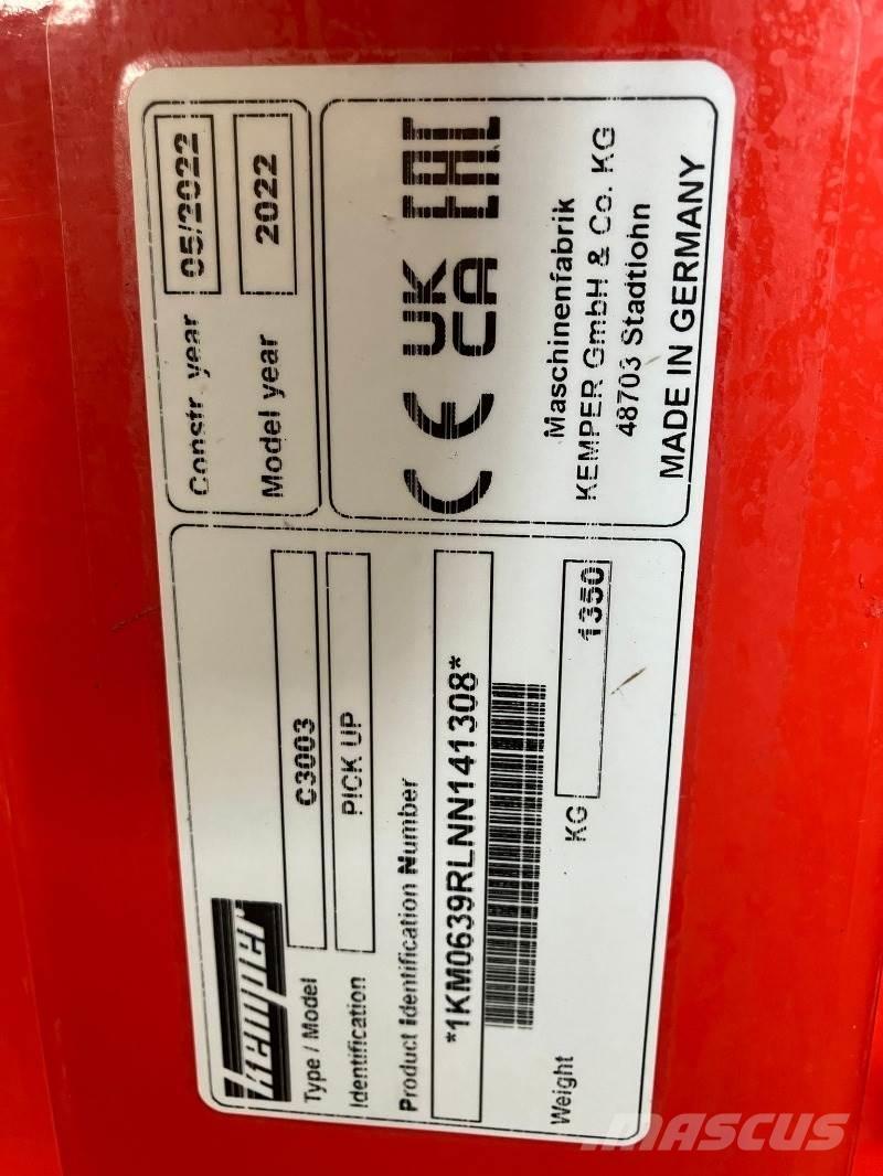 Kemper C3003 Tillbehör för hö och fodermaskiner