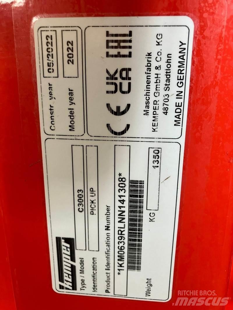 Kemper C3003 Tillbehör till fälthackar