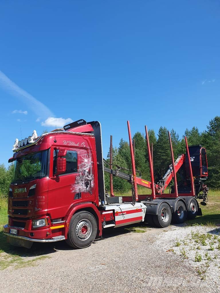 Scania R 650 Timmerbilar