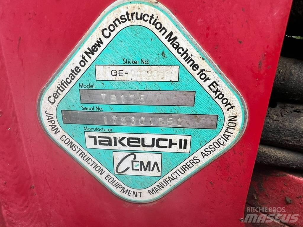 Takeuchi TB 175 Midigrävmaskiner 7t - 12t
