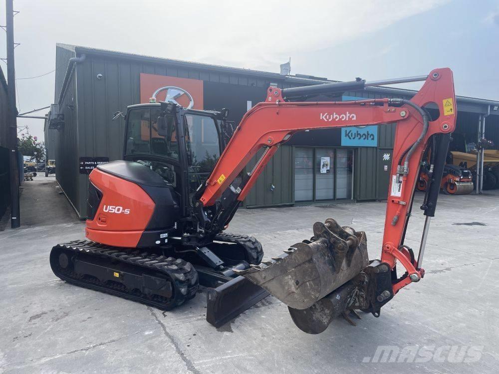 Kubota U 50-5 Minigrävare < 7t
