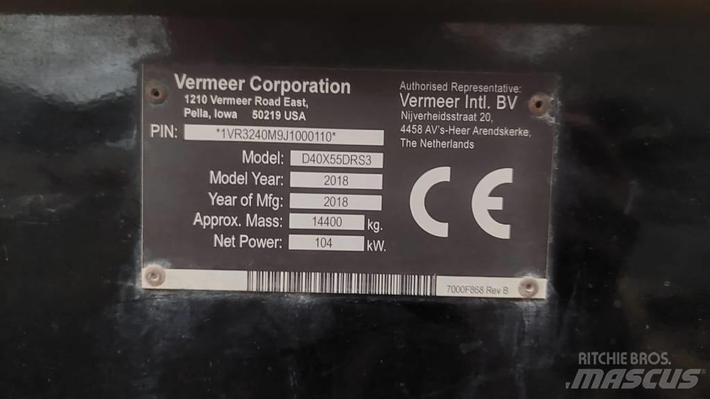 Vermeer D40x55DR S3 Horisontell borrutrustning