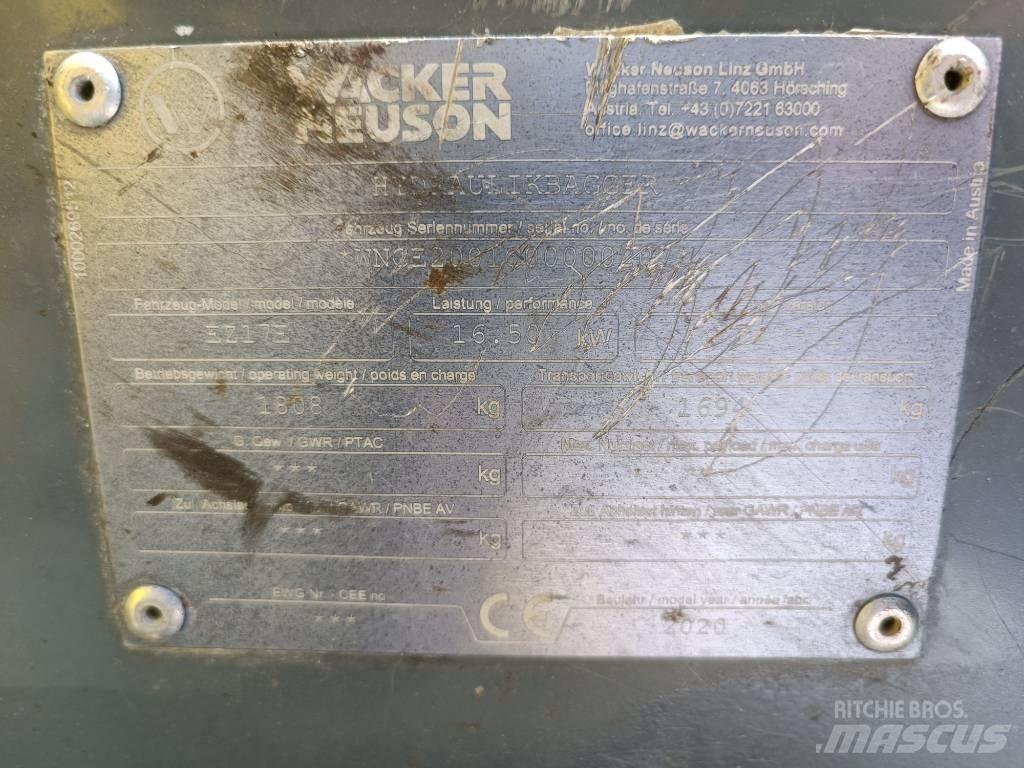 Wacker Neuson Ez17e Bandgrävare