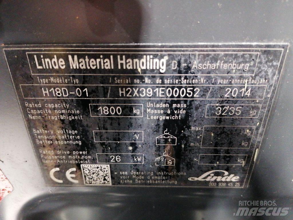 Linde H18D-01 Dieselmotviktstruckar