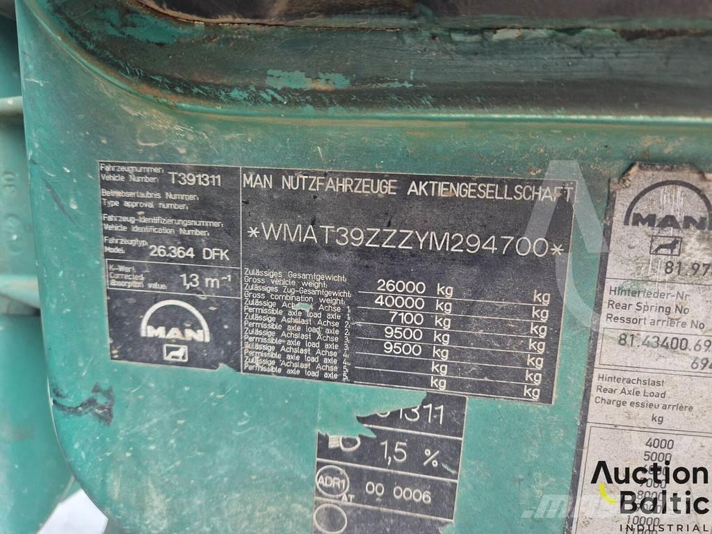 MAN 26.364 Tippbilar