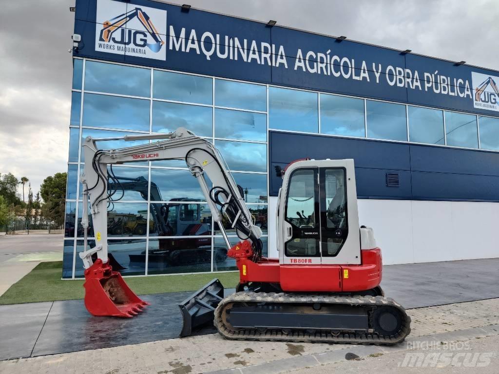 Takeuchi TB 80 FR Minigrävare < 7t