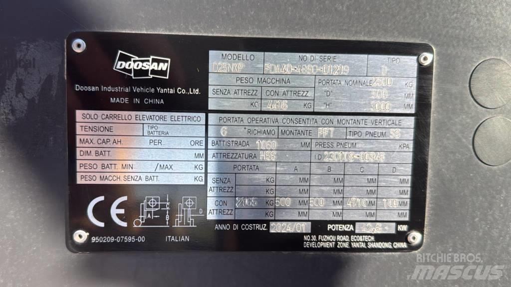Bobcat D 25 NXP Dieselmotviktstruckar