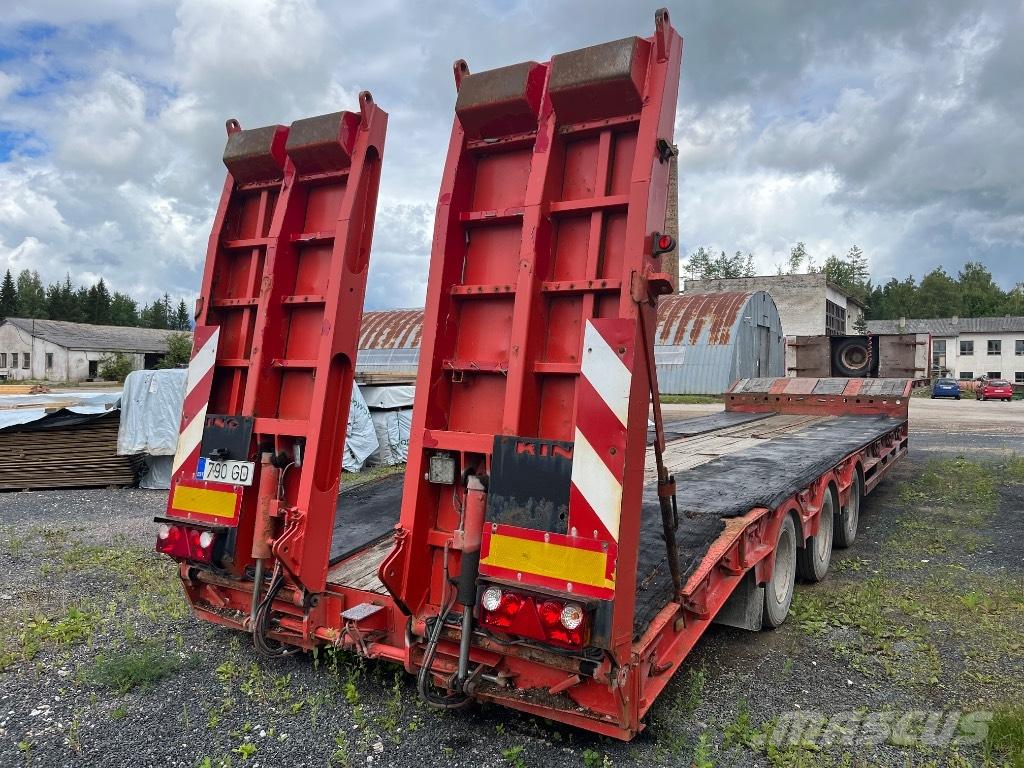 King GTS 44/3 Låg lastande semi trailer