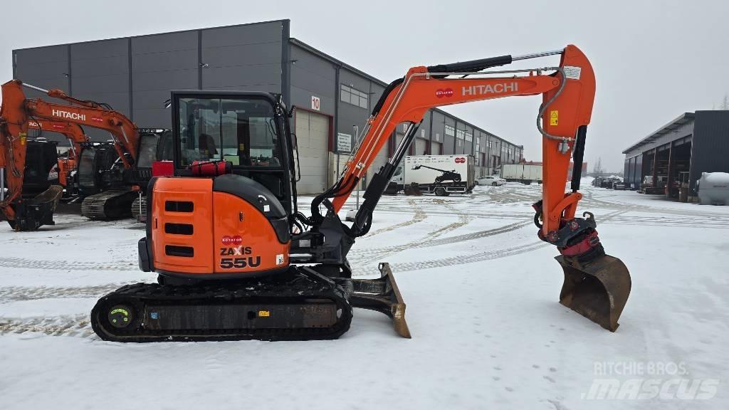 Hitachi ZX 55 U-5 Minigrävare < 7t