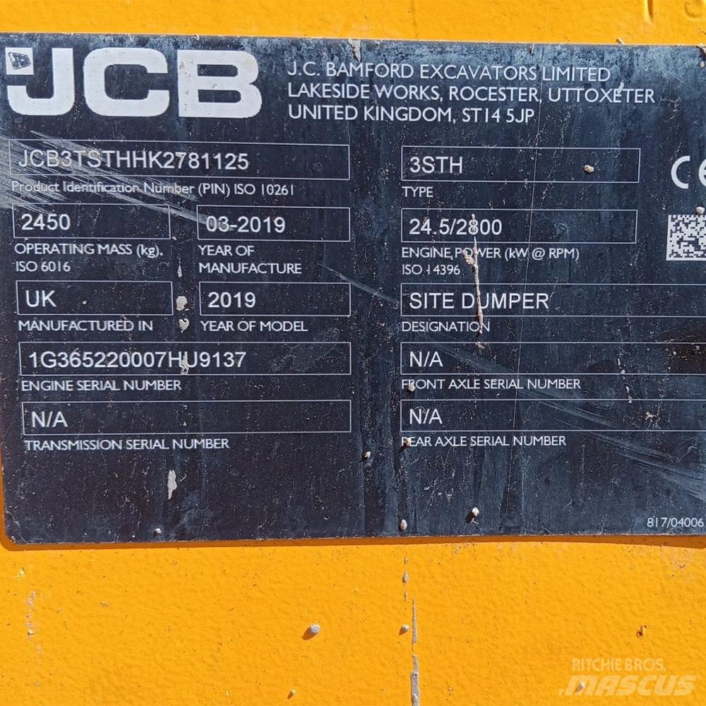 JCB 3TSTH Minidumprar