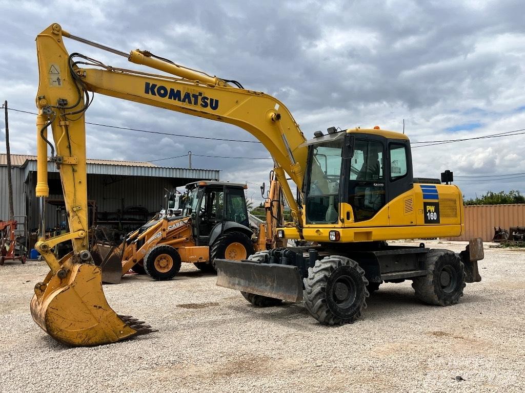 Komatsu PW 160 Hjulgrävare