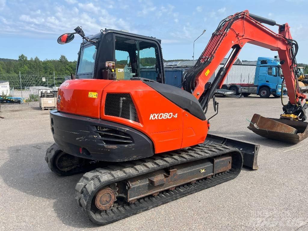 Kubota KX 080-4 Midigrävmaskiner 7t - 12t