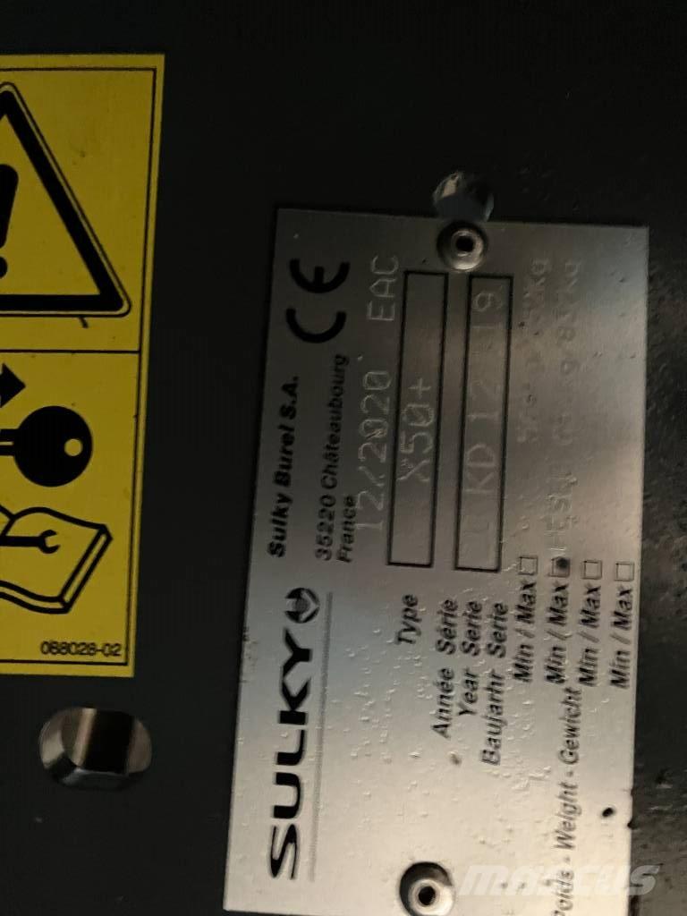 Sulky X 50+ Econov Fast- och kletgödselspridare