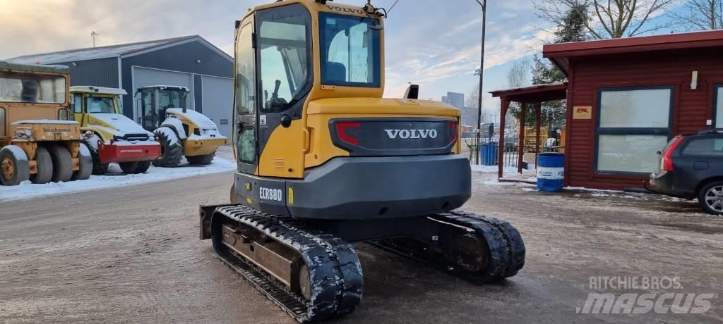 Volvo ECR 88 D Midigrävmaskiner 7t - 12t