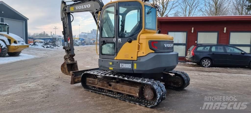 Volvo ECR 88 D Midigrävmaskiner 7t - 12t