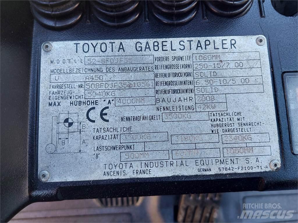 Toyota 52 8FDJF35 Dieselmotviktstruckar