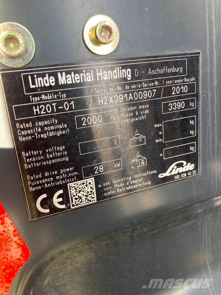 Linde H20T/391 Gasolmotviktstruckar