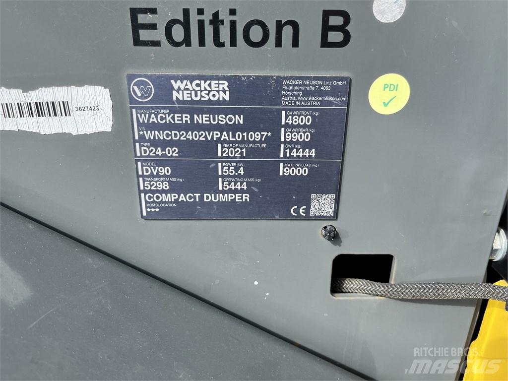 Wacker Neuson DV 90 Gruvtruck
