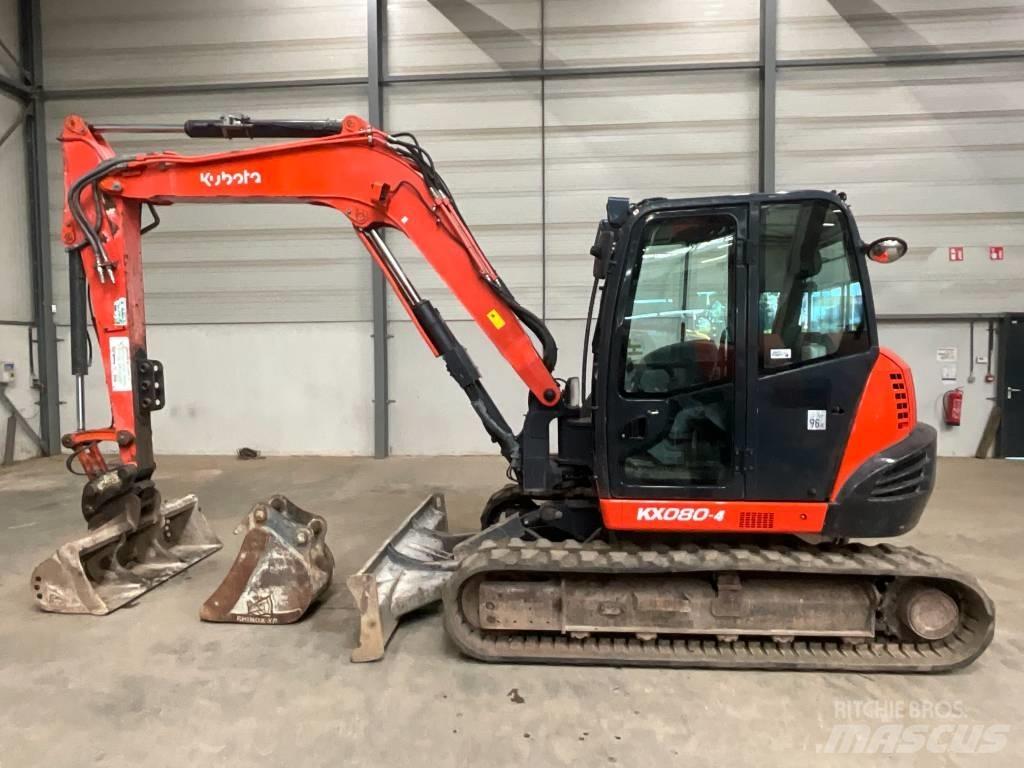 Kubota KX 080-4 Midigrävmaskiner 7t - 12t