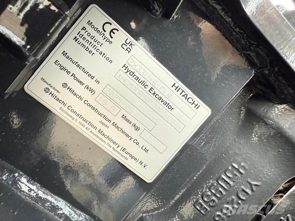Hitachi ZX33U-6 Minigrävare < 7t