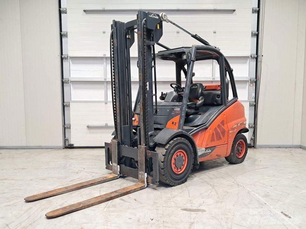 Linde H50T-02 Gasolmotviktstruckar