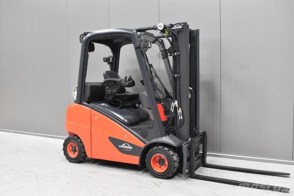 Linde H 20 T - 01 Gasolmotviktstruckar