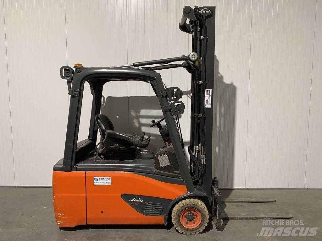 Linde E16L-02 Elmotviktstruckar