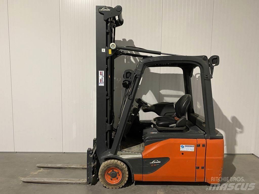 Linde E16L-02 Elmotviktstruckar