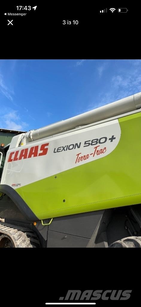 CLAAS Lexion 580 TT Skördetröskor
