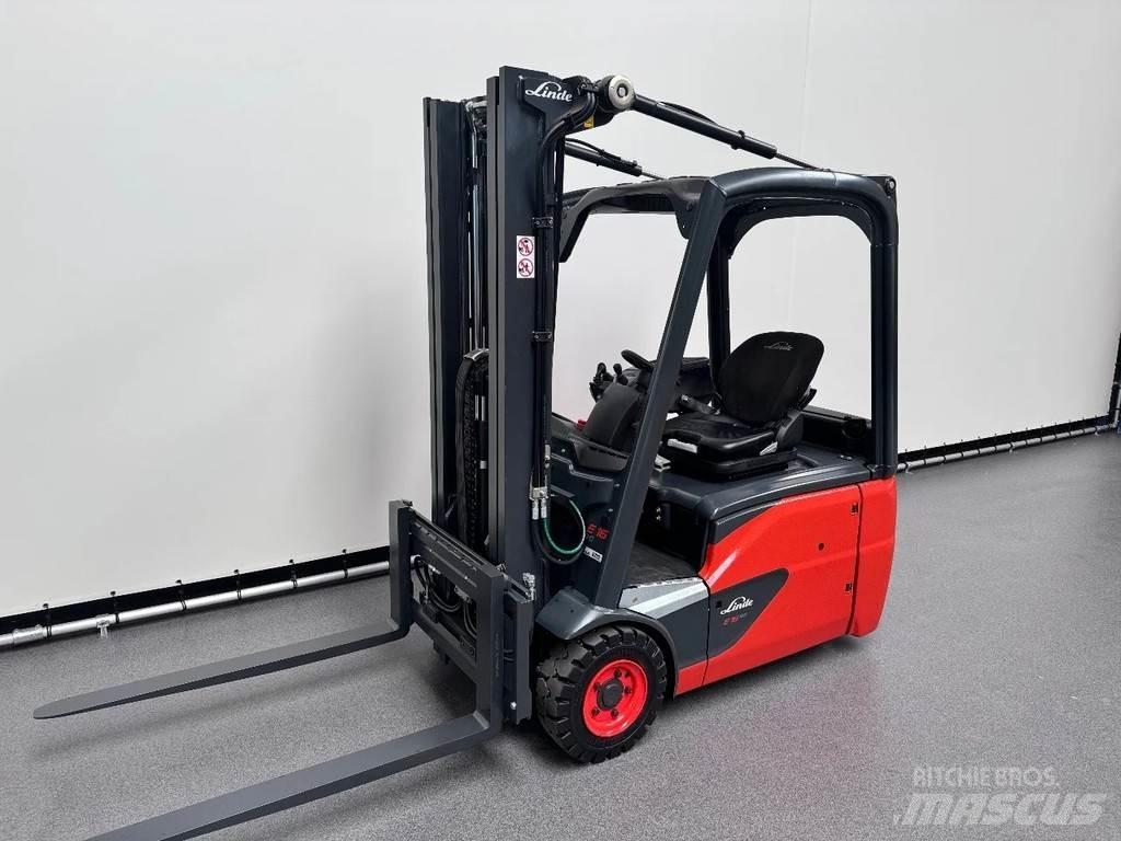 Linde 386 E 16-02 Elmotviktstruckar