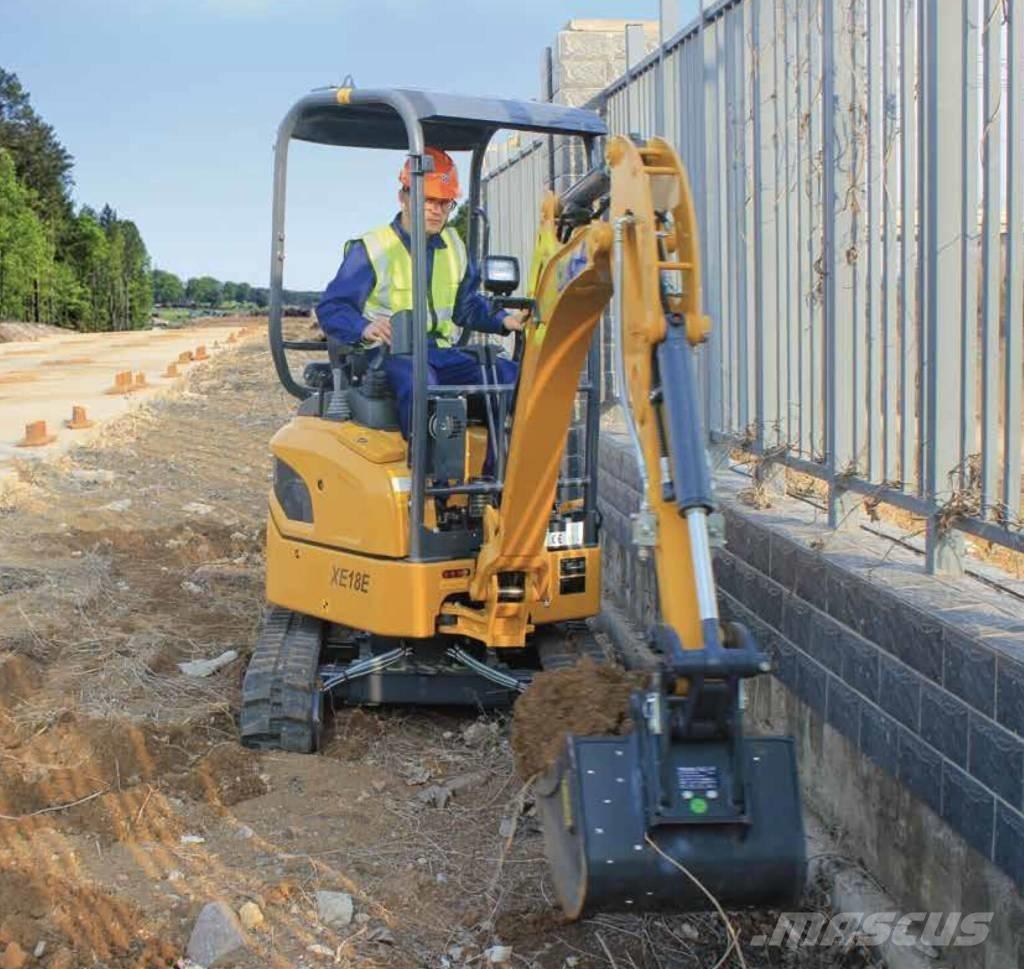 XCMG Rubber Tracks Minigrävare < 7t
