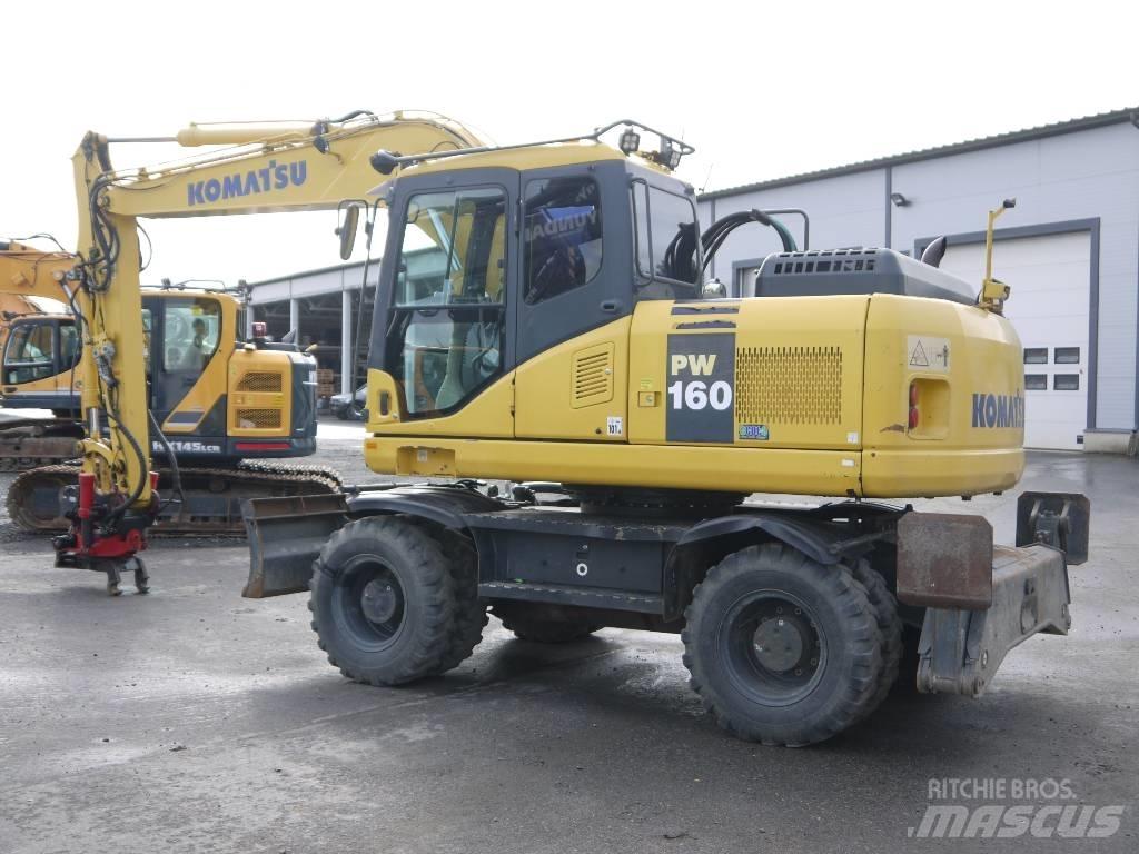 Komatsu PW 160-7E0 Hjulgrävare