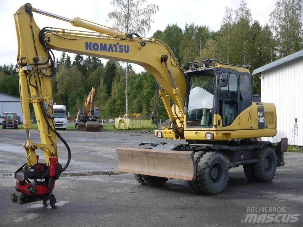 Komatsu PW 160-7E0 Hjulgrävare