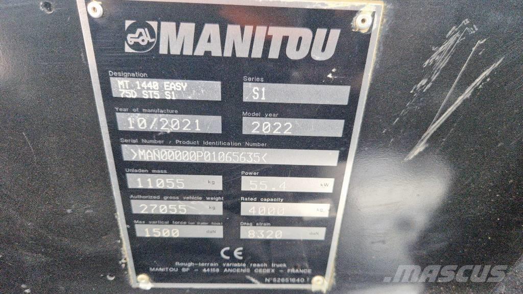 Manitou MT 1440 Teleskoplastare