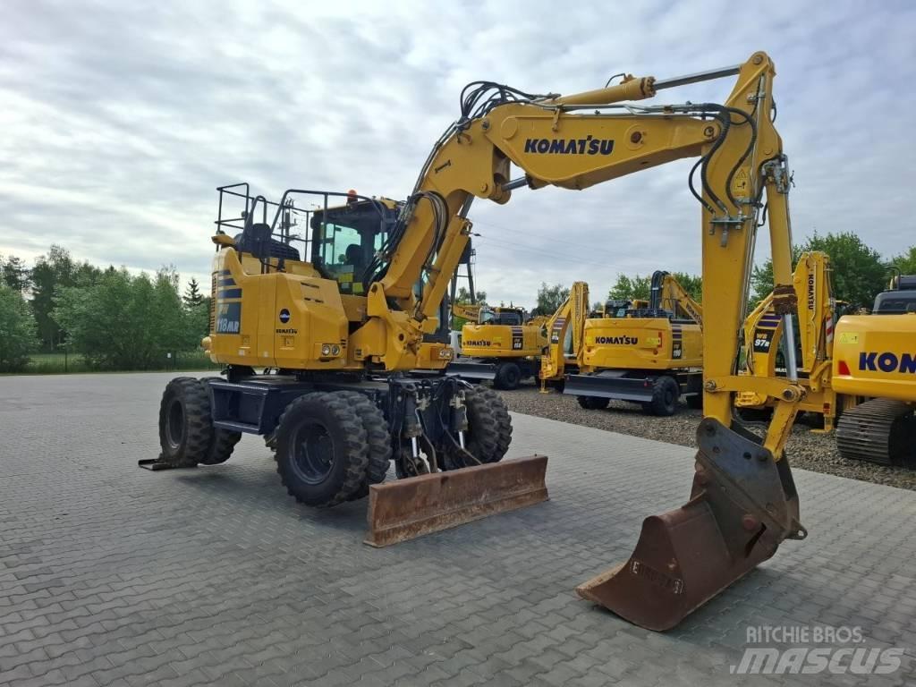 Komatsu PW 118MR-11 Hjulgrävare