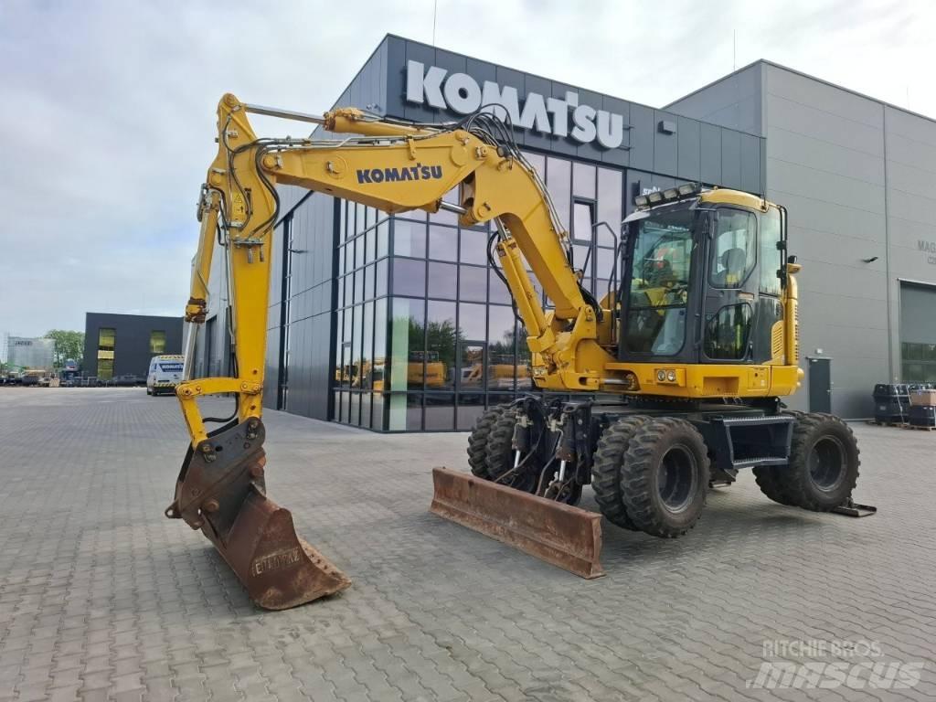 Komatsu PW 118MR-11 Hjulgrävare