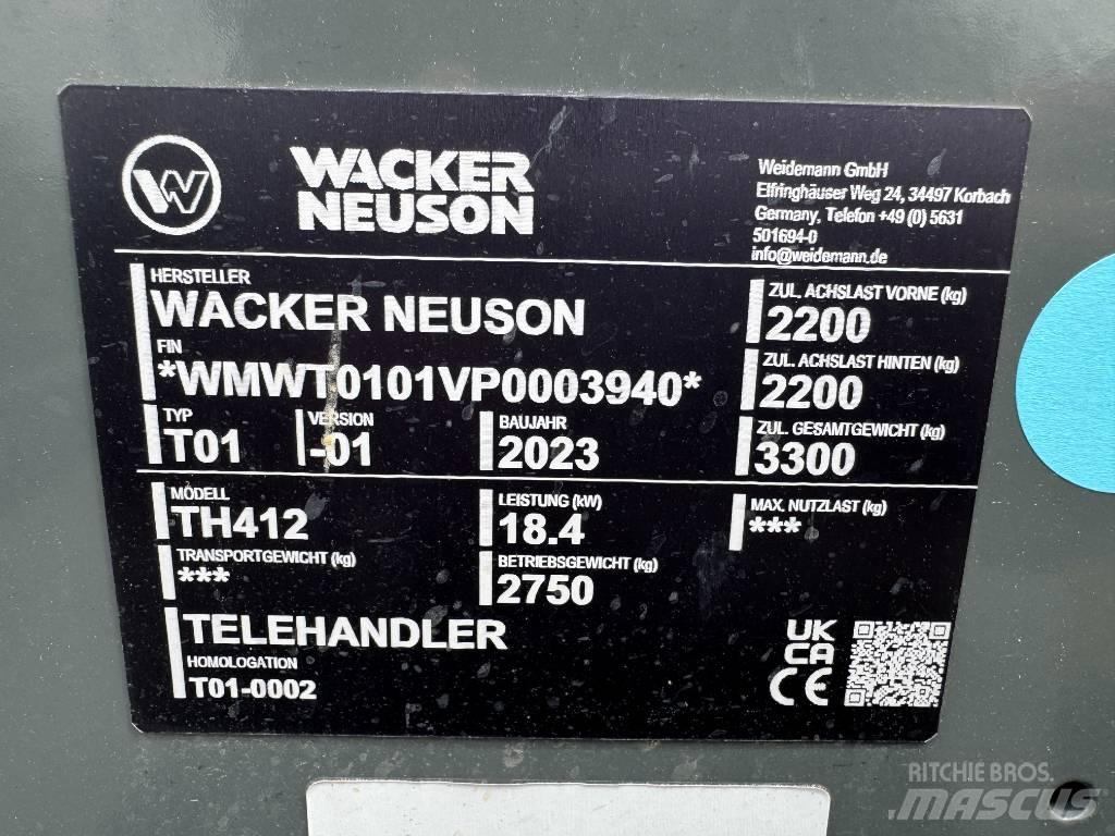Wacker Neuson TH412 Teleskoplastare