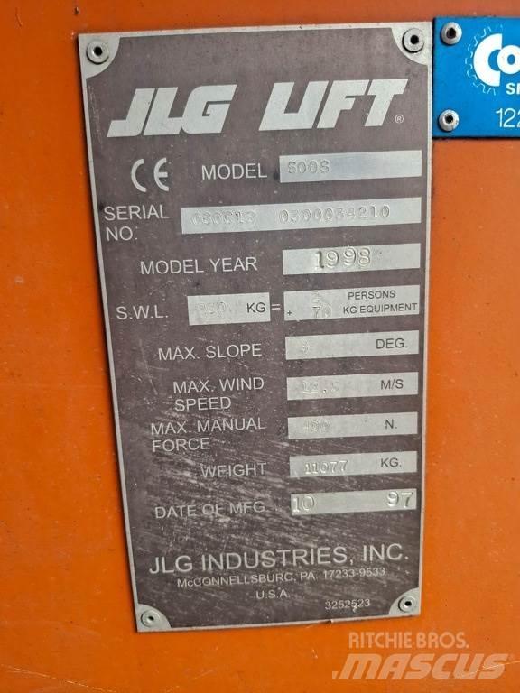 JLG 600s Teleskop bomliftar