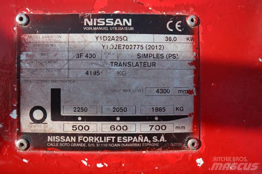 Nissan Y1D2A25Q Dieselmotviktstruckar