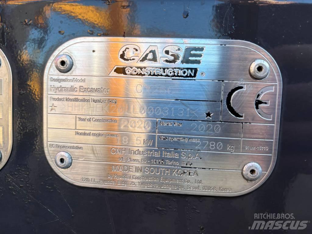 CASE CX 26 C Minigrävare < 7t